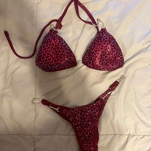 Red NPC Competition Bikini